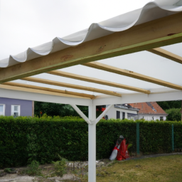 Installation de pergola en PVC Lognes